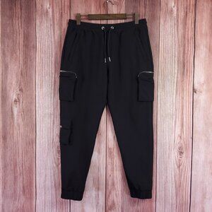 *READ* Mauvais Technical Cargo Pants Mens Size 34X27 Utility Zip Pockets Joggers